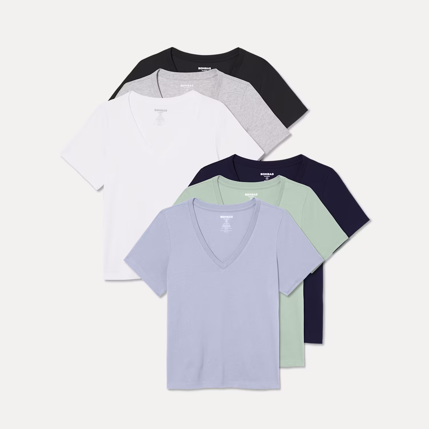 Women's Pima Cotton V-Neck T-Shirt 6-Pack