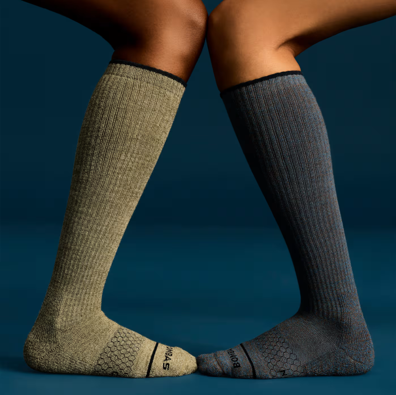 Women's Merino Wool Blend Everyday Compression Knee High Sock 3-Pack (15-20mmHg)