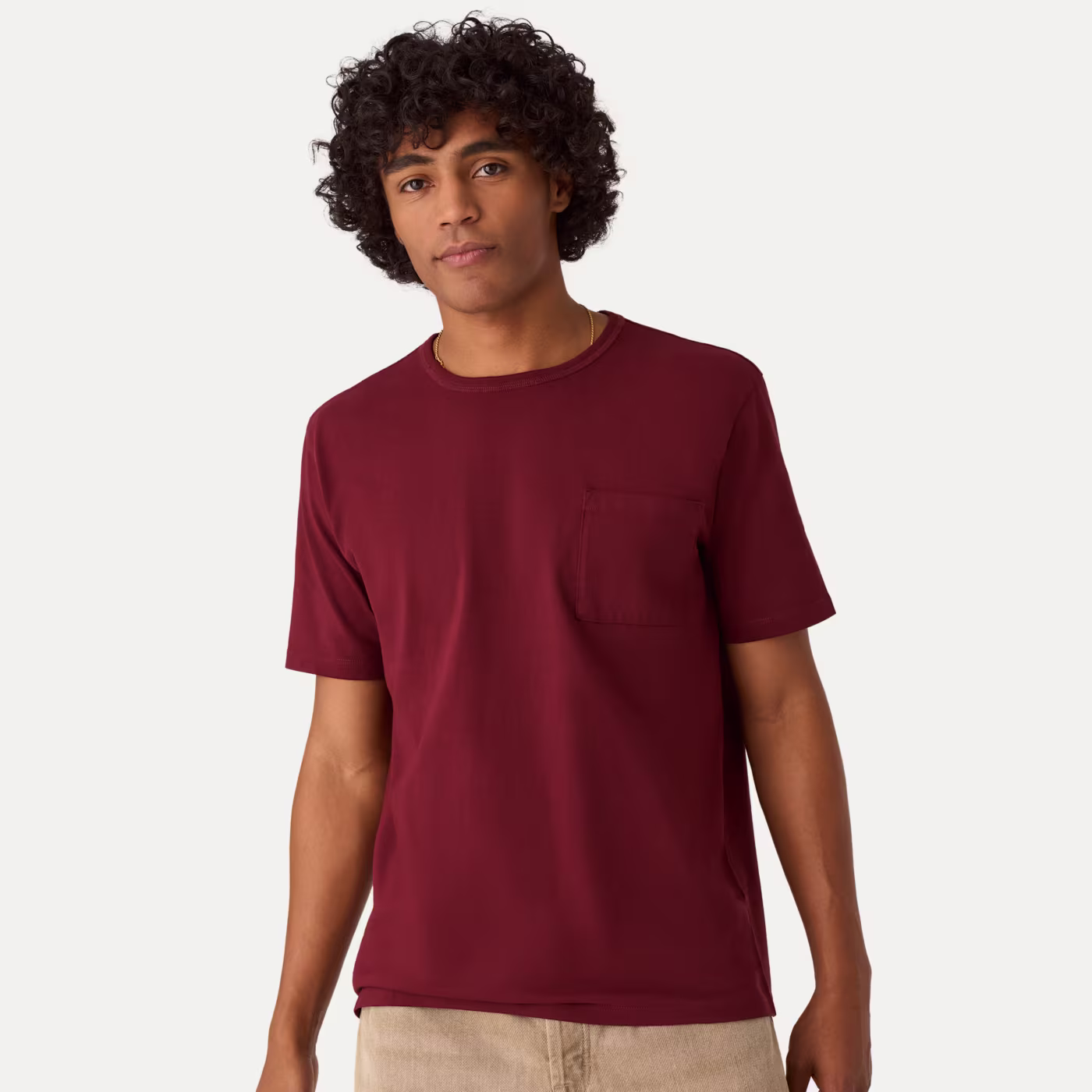 Men’s Premium Weight Pocket Crew Neck T-Shirt