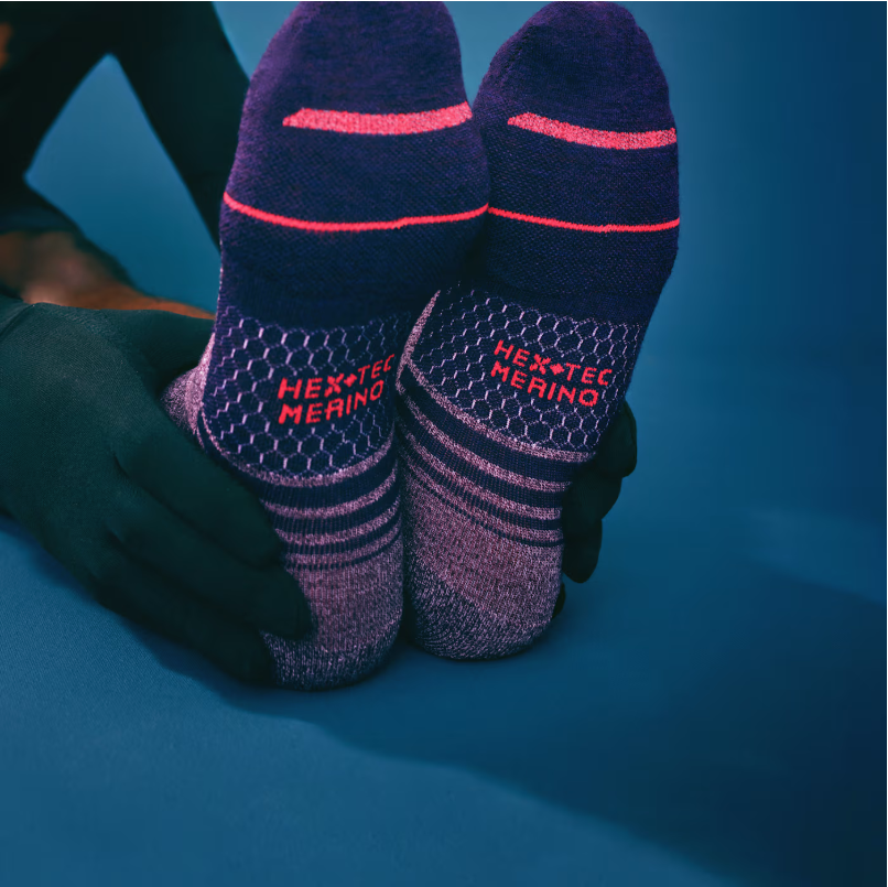 Women's Merino Wool Blend Run Ankle Socks