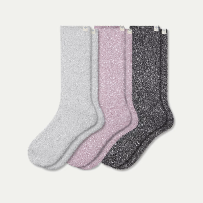 Women's Fuzzy Sock 3-Pack