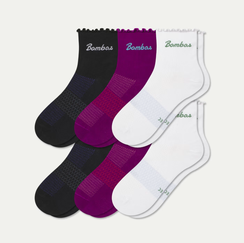 Women’s UltraLite Ruffle Sport Quarter Sock