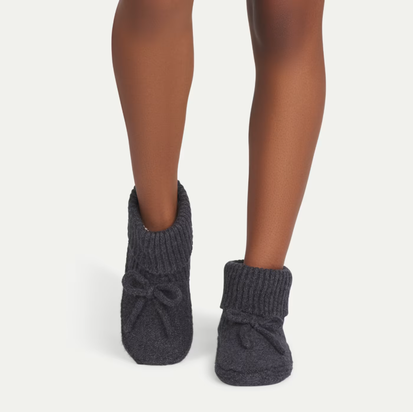 Women's Gripper Slipper Bootie - Sherpa-Lined