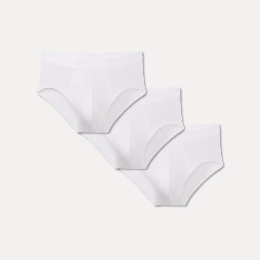 Men's Cotton Modal Blend Flyless Brief 3-Pack