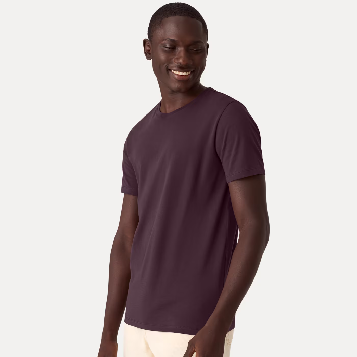 Men's Pima Cotton Slim Crew Neck T-Shirt 3-Pack