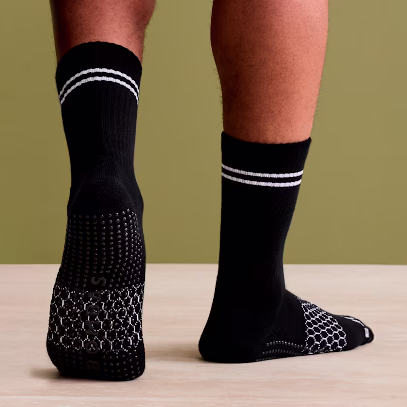 Men's Gripper Half Calf Sock 8-Pack