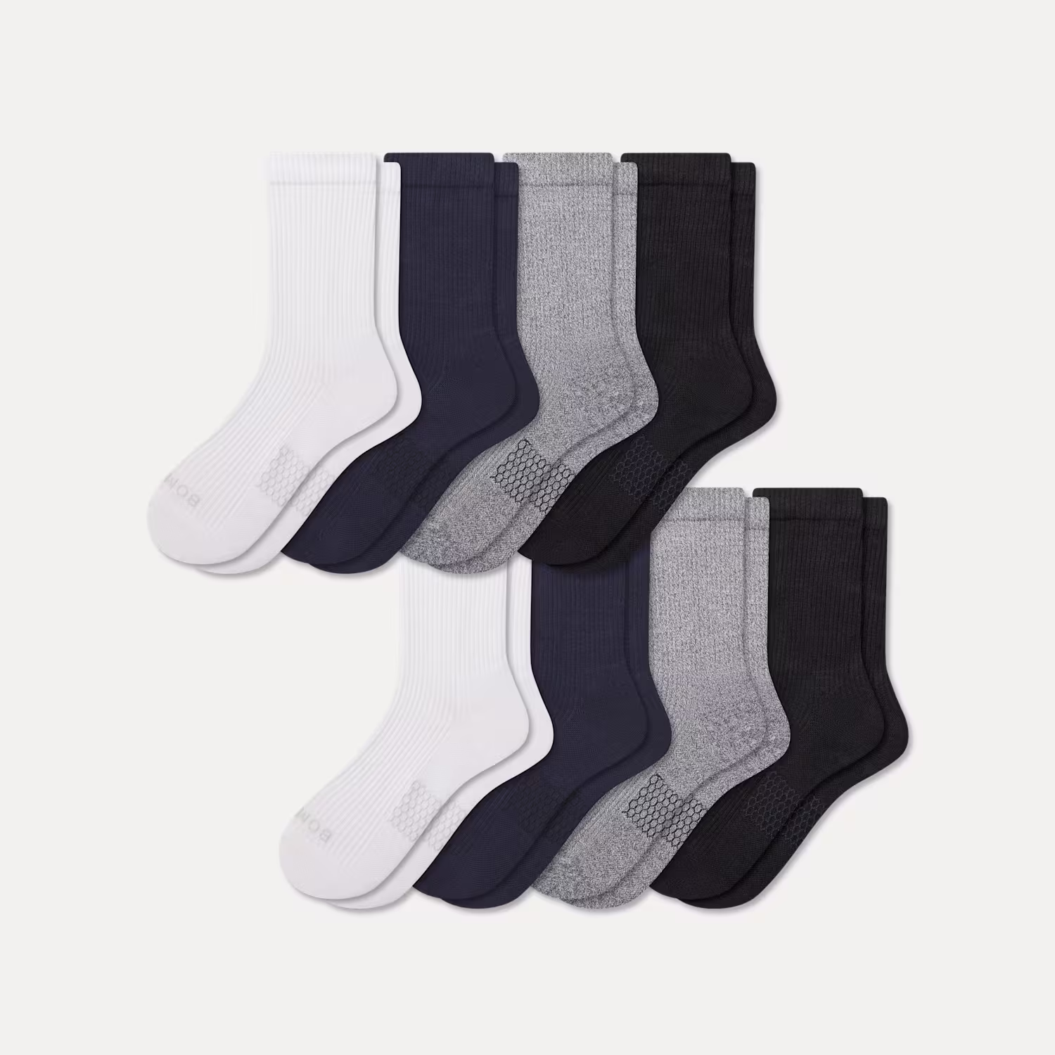 Women's Modern Rib Half Calf Sock 8-Pack