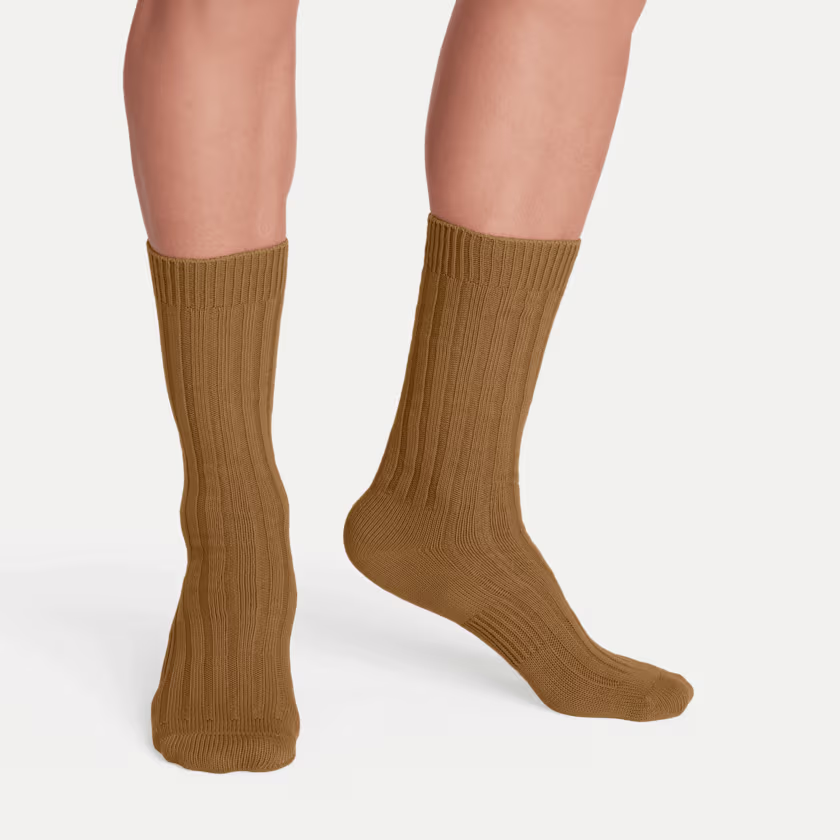 Men's Vintage Rib Calf Socks